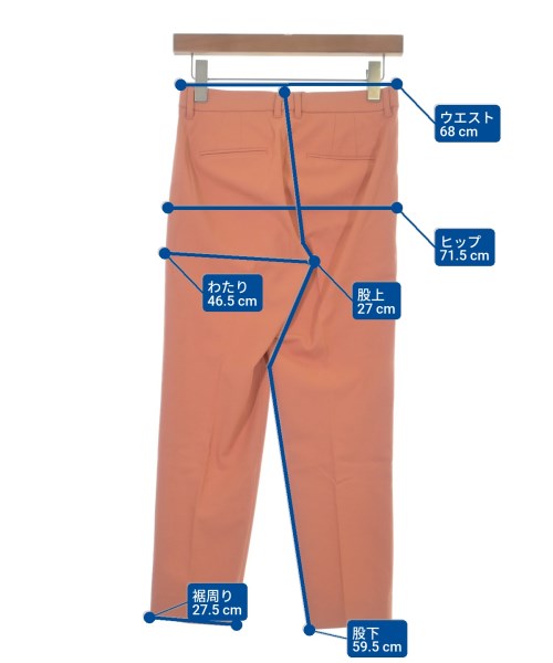 UNTITLED（アンタイトル）スラックス オレンジ サイズ:0(XS位) レディース/2200657565039