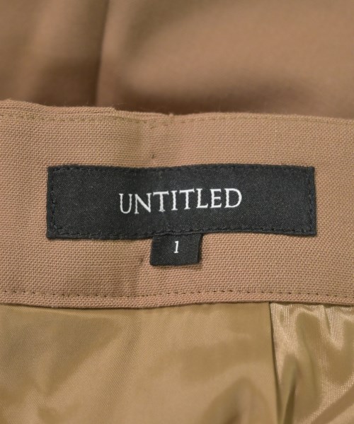 UNTITLED（アンタイトル）スラックス ベージュ サイズ:1(S位) レディース/2200657565046