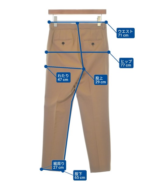 UNTITLED（アンタイトル）スラックス ベージュ サイズ:1(S位) レディース/2200657565046