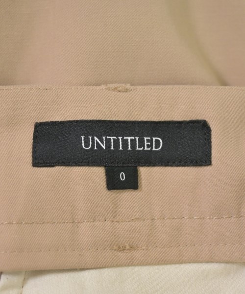 UNTITLED（アンタイトル）スラックス ベージュ サイズ:0(XS位) レディース/2200657565053