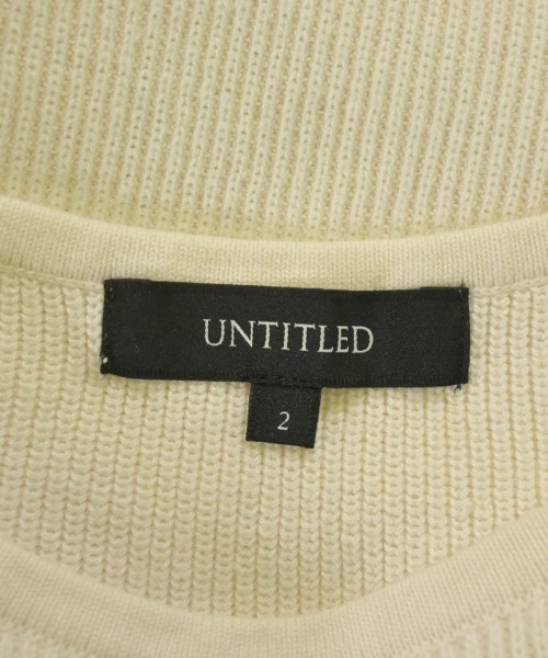 UNTITLED（アンタイトル）ニット・セーター 白 サイズ:2(M位) レディース/2200657565190