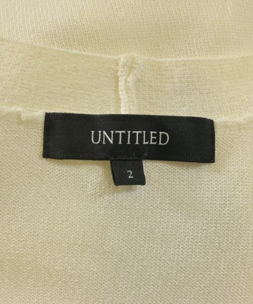 UNTITLED（アンタイトル）カーディガン 白 サイズ:2(M位) レディース/2200657565206