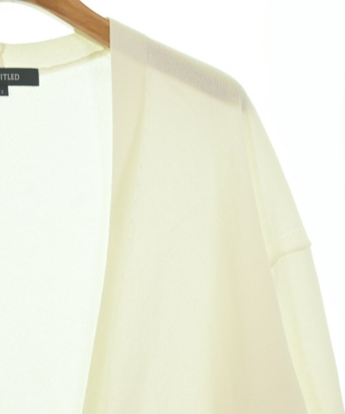 UNTITLED（アンタイトル）カーディガン 白 サイズ:2(M位) レディース/2200657565206
