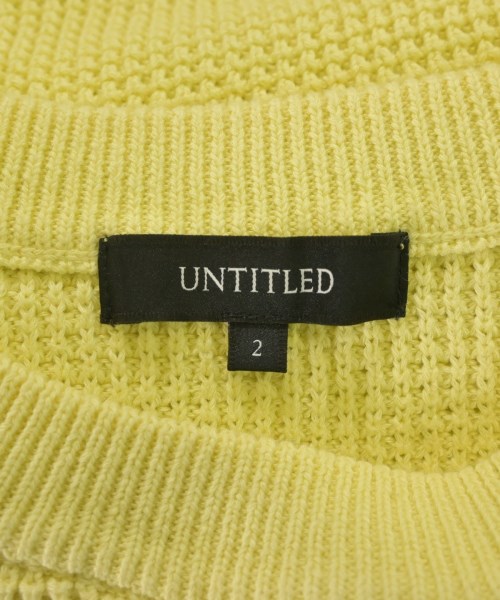 UNTITLED（アンタイトル）ニット・セーター 黄 サイズ:2(M位) レディース/2200657565251