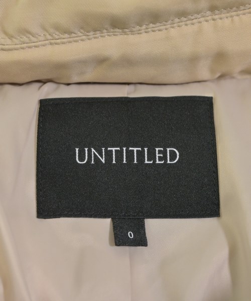 UNTITLED（アンタイトル）ダウンジャケット/ダウンベスト ベージュ サイズ:0(XS位) レディース/2200658367021