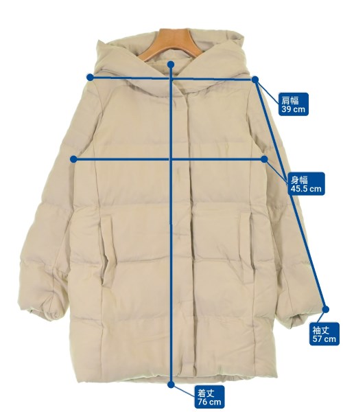 UNTITLED（アンタイトル）ダウンジャケット/ダウンベスト ベージュ サイズ:0(XS位) レディース/2200658367021