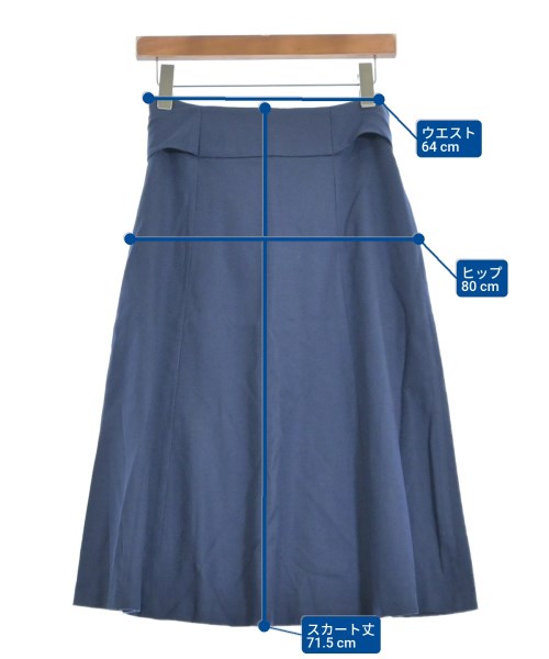 UNTITLED（アンタイトル）ロング・マキシ丈スカート 紺 サイズ:2(M位) レディース/2200660681016