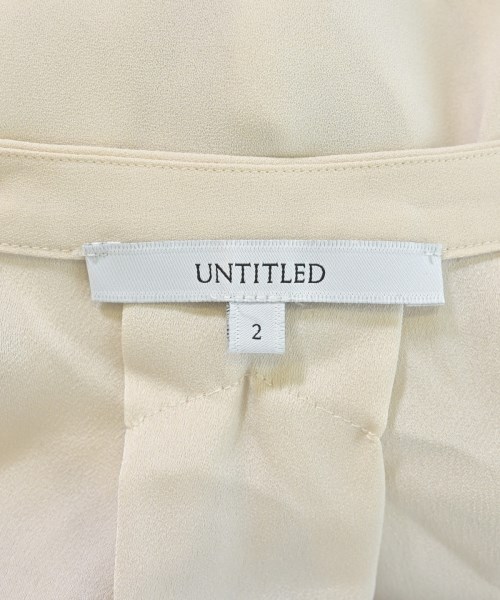 UNTITLED（アンタイトル）カジュアルシャツ ベージュ サイズ:2(M位) レディース/2200660681078