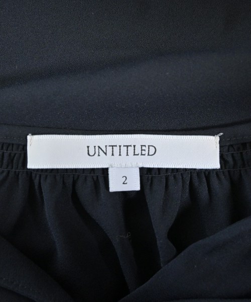 UNTITLED（アンタイトル）ブラウス 紺 サイズ:2(M位) レディース/2200660681085