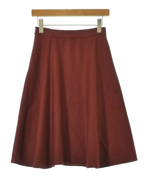 UNTITLED（アンタイトル）ひざ丈スカート 赤 サイズ:1(S位) レディース/2200656891016