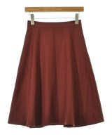 UNTITLED（アンタイトル）ひざ丈スカート 赤 サイズ:1(S位) レディース/2200656891016