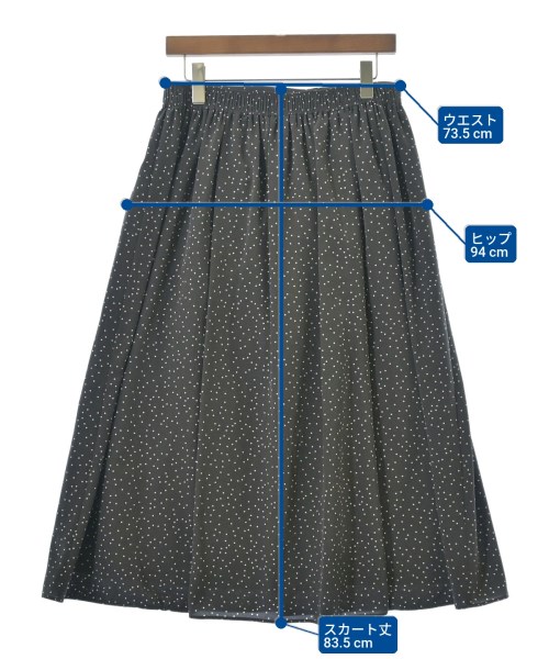 UNTITLED（アンタイトル）ロング・マキシ丈スカート グレー サイズ:42(L位) レディース/2200658948145