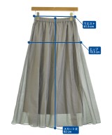 UNTITLED（アンタイトル）ロング・マキシ丈スカート グレー サイズ:1(S位) レディース/2200659126054
