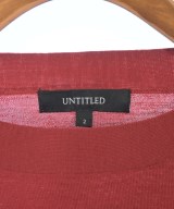 UNTITLED（アンタイトル）ニット・セーター 赤 サイズ:2(M位) レディース/2200659126139