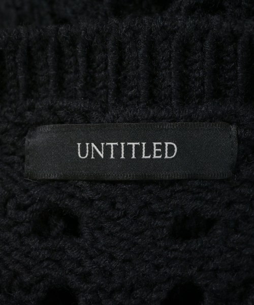UNTITLED（アンタイトル）ニット・セーター 黒 サイズ:M レディース/2200656518012