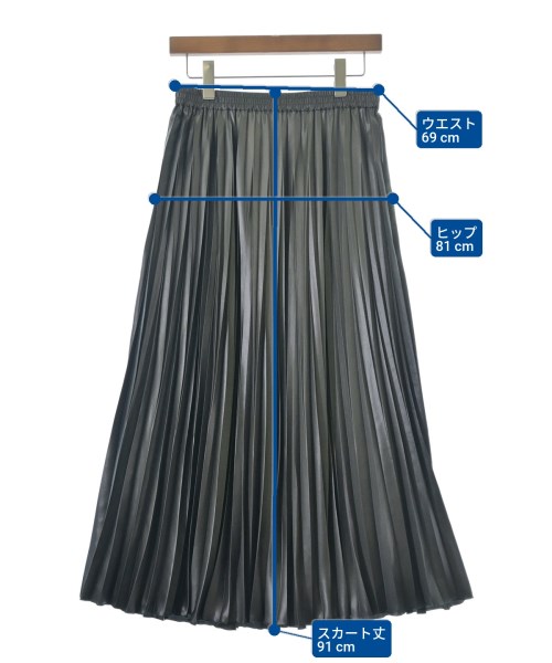 UNTITLED（アンタイトル）ロング・マキシ丈スカート グレー サイズ:3(L位) レディース/2200656518029