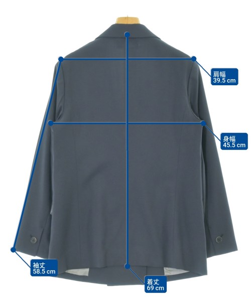 UNTITLED（アンタイトル）カジュアルジャケット 紺 サイズ:3(L位) レディース/2200658814044