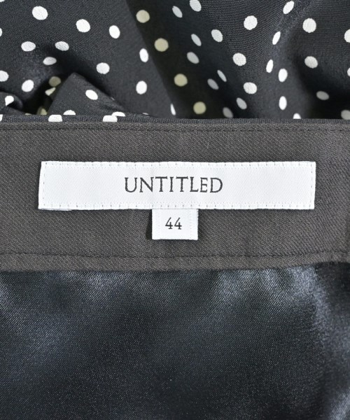 UNTITLED（アンタイトル）ロング・マキシ丈スカート 黒 サイズ:44(XL位) レディース/2200662026037