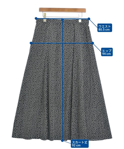 UNTITLED（アンタイトル）ロング・マキシ丈スカート 黒 サイズ:44(XL位) レディース/2200662026037