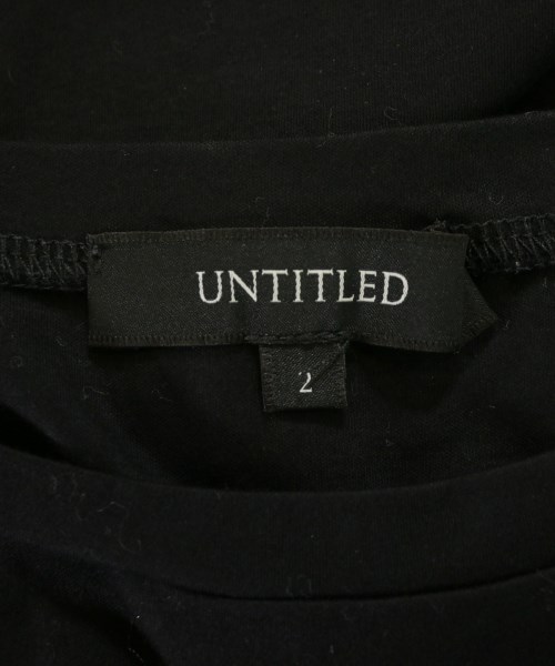 UNTITLED（アンタイトル）Tシャツ・カットソー 黒 サイズ:2(M位) レディース/2200659408105