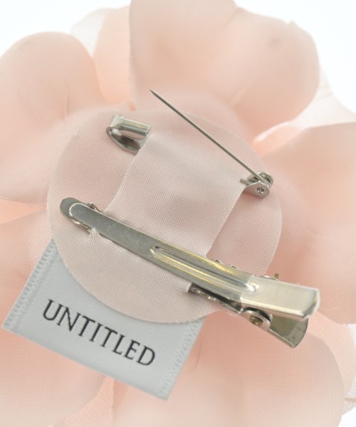 UNTITLED（アンタイトル）ブローチ・コサージュ ピンク サイズ:- レディース/2200659408150