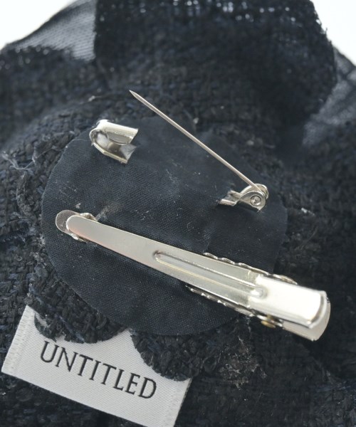 UNTITLED（アンタイトル）ブローチ・コサージュ 紺 サイズ:- レディース/2200659408167