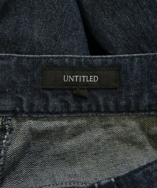 UNTITLED（アンタイトル）デニムパンツ 紺 サイズ:44(XL位) レディース/2200660266015