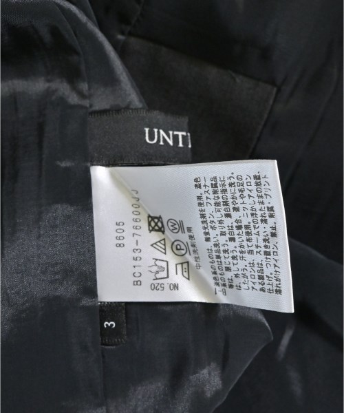 UNTITLED（アンタイトル）ロング・マキシ丈スカート 黒 サイズ:3(L位) レディース/2200692642061