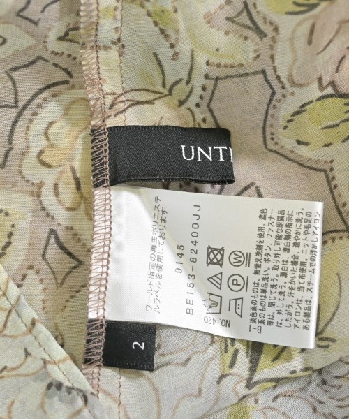UNTITLED（アンタイトル）ブラウス 緑 サイズ:2(M位) レディース/2200707806075