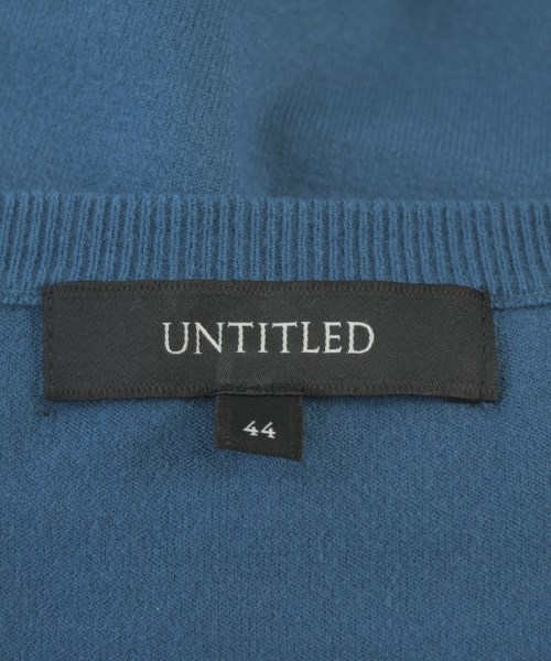 UNTITLED（アンタイトル）ニット・セーター 青 サイズ:44(XL位) レディース/2200706952094