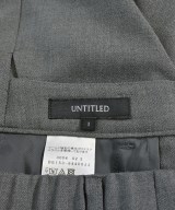 UNTITLED（アンタイトル）スラックス グレー サイズ:1(S位) レディース/2200709698043