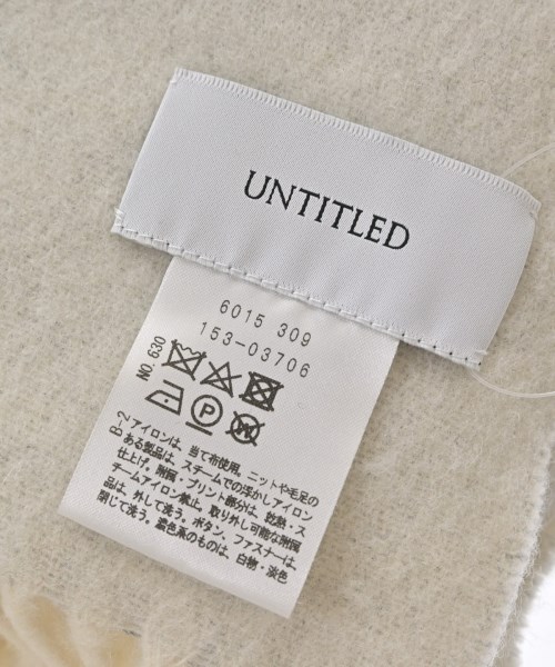 UNTITLED（アンタイトル）ストール グレー サイズ:- レディース/2200705459037