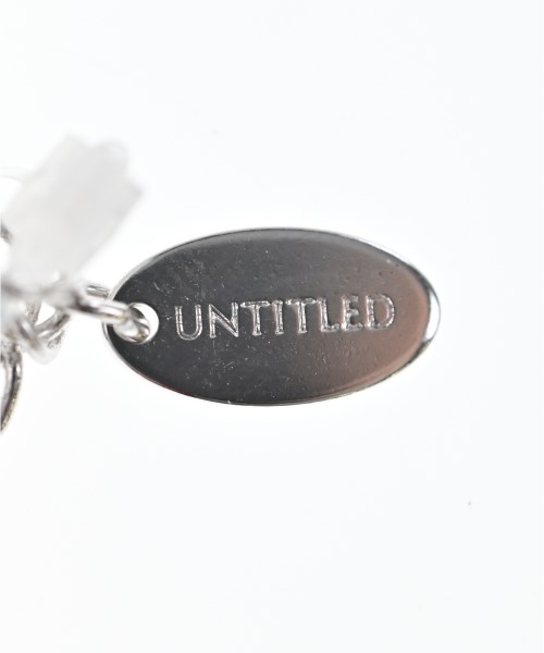 UNTITLED（アンタイトル）ネックレス シルバー サイズ:- レディース/2200705459099