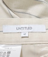 UNTITLED（アンタイトル）スラックス ベージュ サイズ:42(L位) レディース/2200705460071