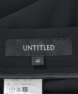 UNTITLED（アンタイトル）スラックス 黒 サイズ:42(L位) レディース/2200705460095