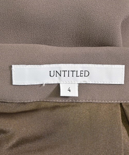 UNTITLED（アンタイトル）その他 ベージュ サイズ:4(XL位) レディース/2200705460101