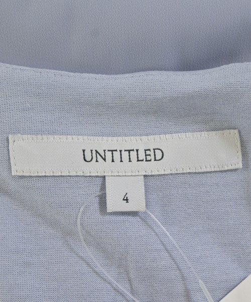 UNTITLED（アンタイトル）ブラウス 青 サイズ:4(XL位) レディース/2200705460163
