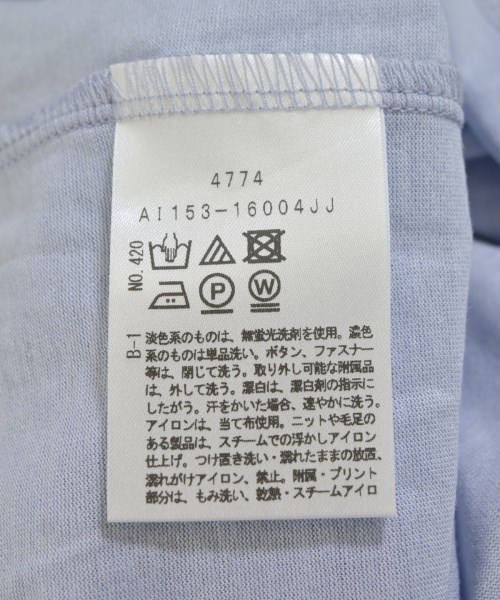 UNTITLED（アンタイトル）ブラウス 青 サイズ:4(XL位) レディース/2200705460163