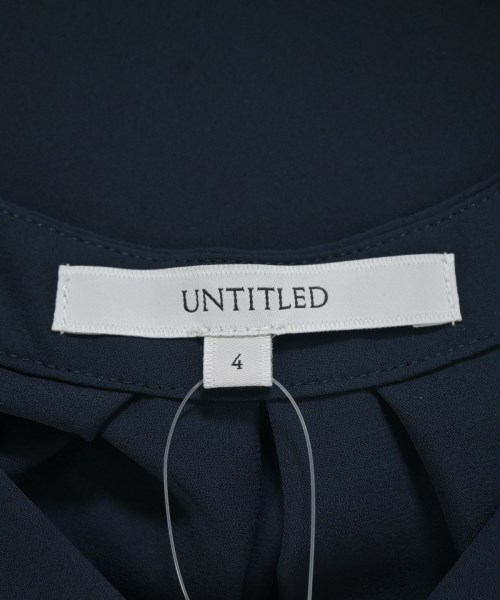 UNTITLED（アンタイトル）ブラウス 紺 サイズ:4(XL位) レディース/2200705460194