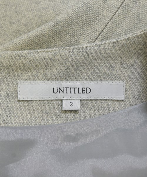 UNTITLED（アンタイトル）ワンピース グレー サイズ:2(M位) レディース/2200709917021
