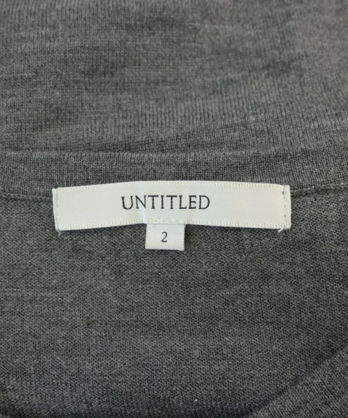 UNTITLED（アンタイトル）ニット・セーター グレー サイズ:2(M位) レディース/2200707887111
