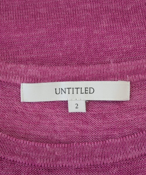 UNTITLED（アンタイトル）ニット・セーター ピンク サイズ:2(M位) レディース/2200707887159