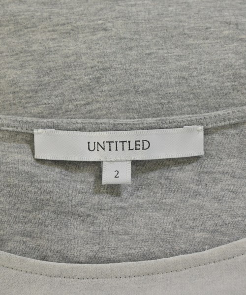 UNTITLED（アンタイトル）Tシャツ・カットソー グレー サイズ:2(M位) レディース/2200707887180