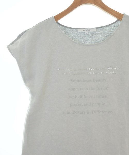 UNTITLED（アンタイトル）Tシャツ・カットソー グレー サイズ:2(M位) レディース/2200707887180