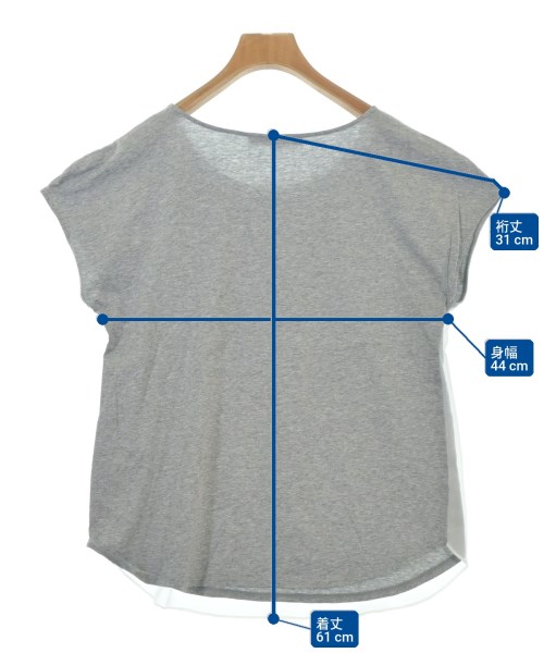 UNTITLED（アンタイトル）Tシャツ・カットソー グレー サイズ:2(M位) レディース/2200707887180