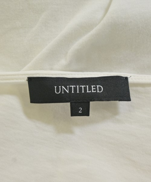 UNTITLED（アンタイトル）Tシャツ・カットソー 白 サイズ:2(M位) レディース/2200707887197