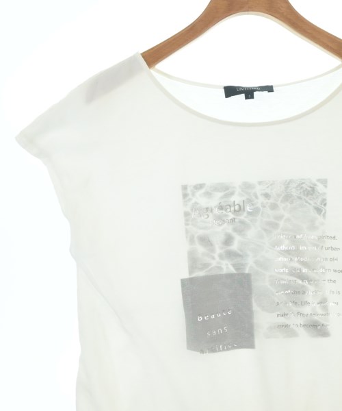 UNTITLED（アンタイトル）Tシャツ・カットソー 白 サイズ:2(M位) レディース/2200707887197