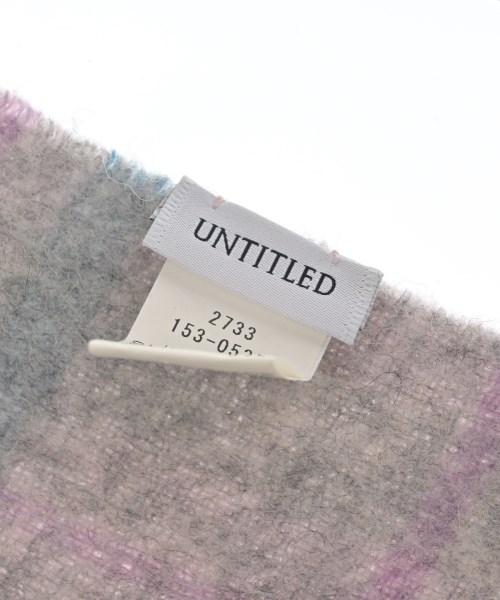 UNTITLED（アンタイトル）マフラー ピンク サイズ:- レディース/2200707887296