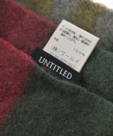 UNTITLED（アンタイトル）マフラー 赤 サイズ:- レディース/2200709833024