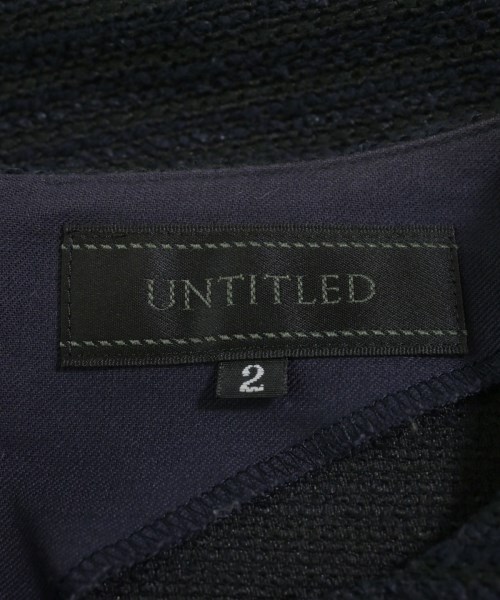 UNTITLED（アンタイトル）ブラウス 紺 サイズ:2(M位) レディース/2200710749031
